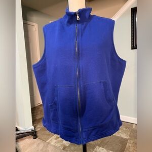 Coldwater Creek vest blue size 2x